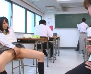 Insatiable Japanese teenager Ayumi Kurebayashi drains in