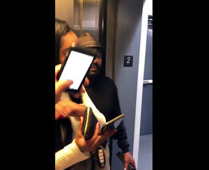 Dark-hued duo penetrates in elevator and caught